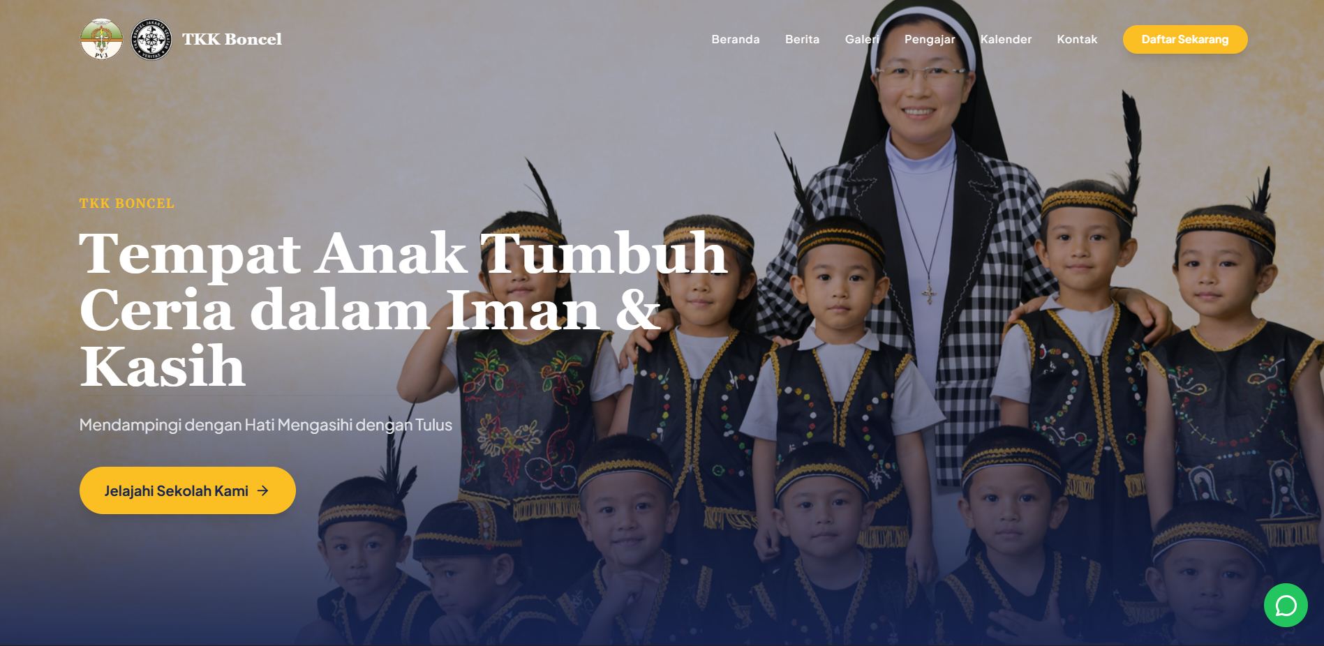 Kindergarten Website with CMS Slide