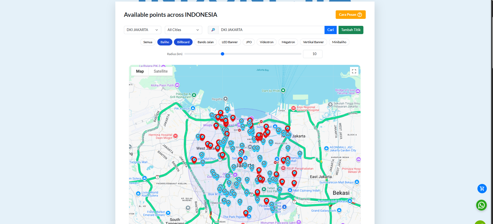Advanced Location Search & Filtering System Slide